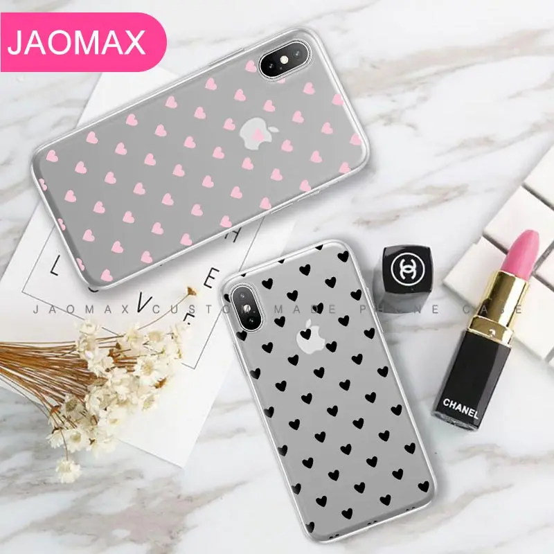 Jaomax Soft Transparent Love Heart Phone Case For iPhone 6 6s Plus Cute Couple Case For iPhone X 8 7 5s SE Xr Xs Max Back Cover
Jaomax Soft Transparent Love Heart Phone Case For iPhone 6 6s Plus Cute Couple Case For iPhone X 8 7 5s SE Xr Xs Max Back Cover