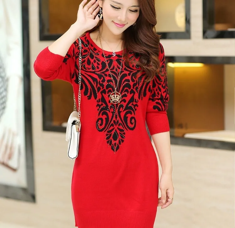 New Fashion 2018 Autumn and Winter Casual Cashmere sweater Long sleeve Woolen sweater Plus size Woman's Outerwear
New Fashion 2018 Autumn and Winter Casual Cashmere sweater Long sleeve Woolen sweater Plus size Woman's Outerwear