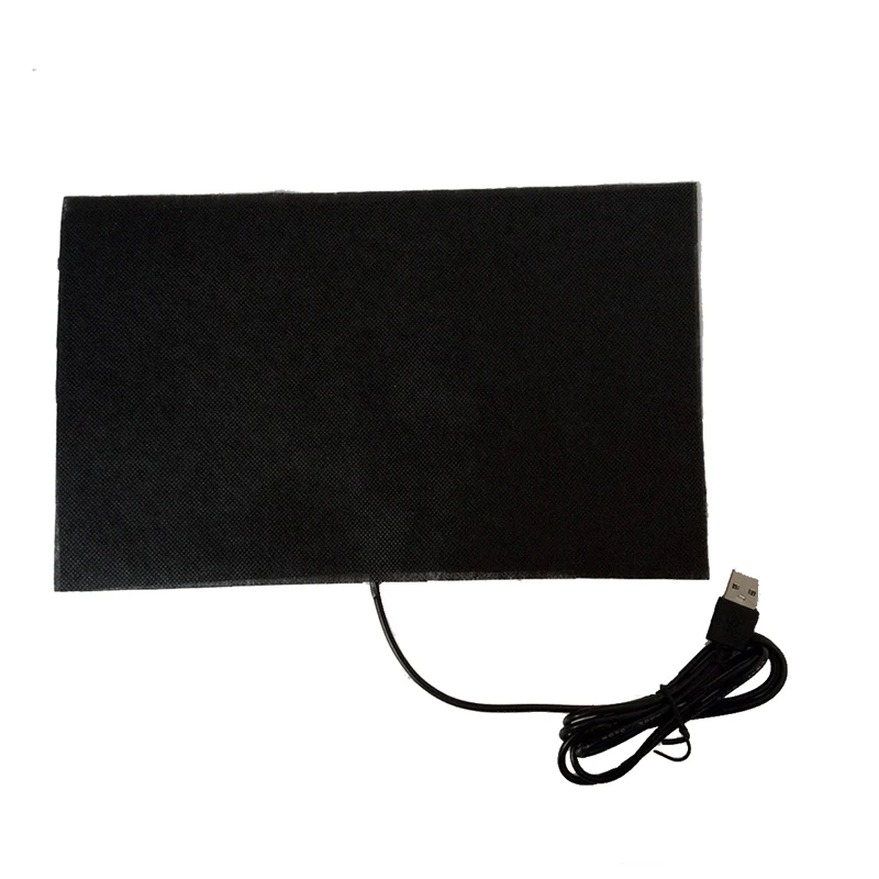 2 Sizes 5V Carbon Fiber Electric Cloth Heating Pad Hand Warmer USB Heating Film Electric Winter Infrared Fever Heat Mat
2 Sizes 5V Carbon Fiber Electric Cloth Heating Pad Hand Warmer USB Heating Film Electric Winter Infrared Fever Heat Mat