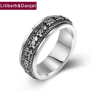 2019 Custom Peace Lucky Ring 100% Real 925 Sterling Silver jewelry for men women Vintage Rotatable Letter Engagement Ring R113
2019 Custom Peace Lucky Ring 100% Real 925 Sterling Silver jewelry for men women Vintage Rotatable Letter Engagement Ring R113