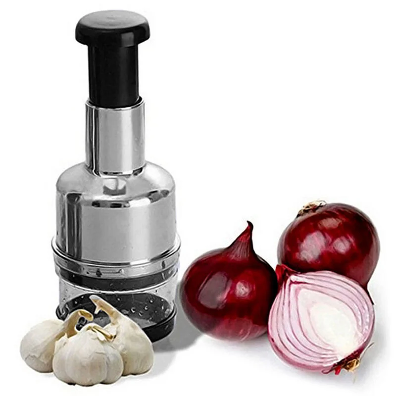 Kitchen Gadgets Stainless Fruit Salad Vegetable Onion Hand Chopper Kitchen Food Chopper Vegetable Slicer Garlic Potato Cutter
Kitchen Gadgets Stainless Fruit Salad Vegetable Onion Hand Chopper Kitchen Food Chopper Vegetable Slicer Garlic Potato Cutter