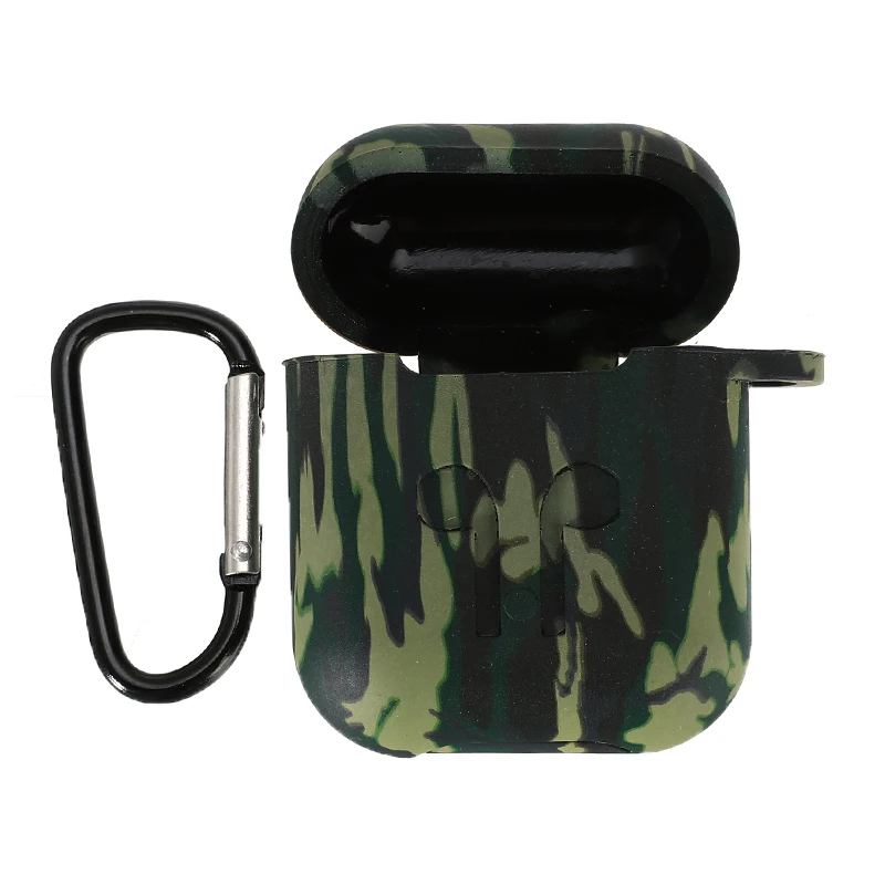 For Airpods Silicone Skin Case Camouflage Earphone Case Shockproof Protector Cover With Carabiner For Apple Airpods Accessories
For Airpods Silicone Skin Case Camouflage Earphone Case Shockproof Protector Cover With Carabiner For Apple Airpods Accessories