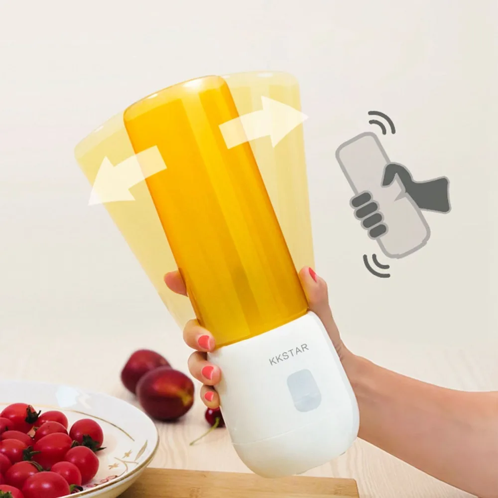 450ML Portable Blender Multi-function Juicer 6 Blade Mini Juice Cup Household Food Soymilk Fruit Mixer Baby Food Squeezer Gift
450ML Portable Blender Multi-function Juicer 6 Blade Mini Juice Cup Household Food Soymilk Fruit Mixer Baby Food Squeezer Gift