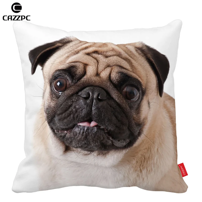 Cute Pug Dog Big Face Pattern Print Custom Home Decorative Throw Pillow almofadas decorate pillow sofa chair cushion
Cute Pug Dog Big Face Pattern Print Custom Home Decorative Throw Pillow almofadas decorate pillow sofa chair cushion