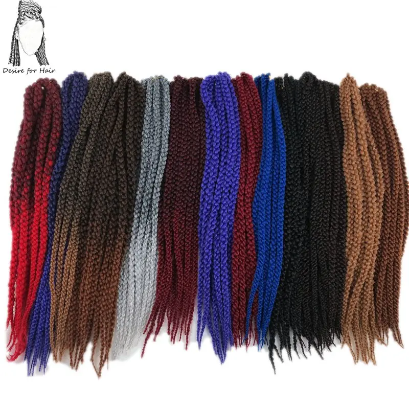 Desire for hair 22inch 120g 12strands 8packs synthetic 3D cubic twist crochet braids hair black ombre grey burgundy color
Desire for hair 22inch 120g 12strands 8packs synthetic 3D cubic twist crochet braids hair black ombre grey burgundy color
