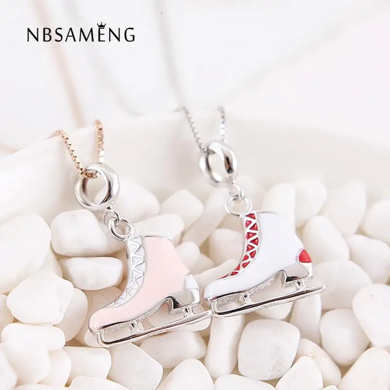 Authentic 100% 925 Sterling Silver Bead Sports Ice Skates Dangle Beads Fit Pandora Bracelet & Bangle DIY Women Jewelry
Authentic 100% 925 Sterling Silver Bead Sports Ice Skates Dangle Beads Fit Pandora Bracelet & Bangle DIY Women Jewelry