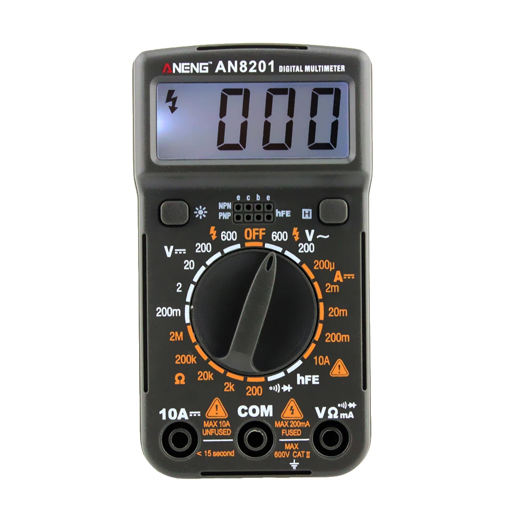 Pocket Size Mini Digital Multimeter Bright Blue Backlight AC/DC Ammeter Voltmeter Ohm Tester
Pocket Size Mini Digital Multimeter Bright Blue Backlight AC/DC Ammeter Voltmeter Ohm Tester