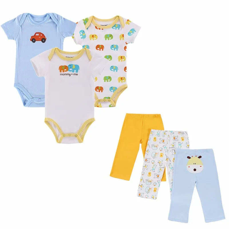 2016 Summer Baby Clothes Set Casual Baby Vest Cotton Baby Boys Clothing Set Short Sleeve Infant Baby Boy Clothes Striped Set (10)