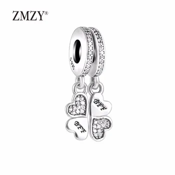 ZMZY Authentic 925 Sterling Silver Charms Heart Dangle with Clear Cubic Zirconia Beads Fits Pandora Charm Bracelet Women Jewelry
ZMZY Authentic 925 Sterling Silver Charms Heart Dangle with Clear Cubic Zirconia Beads Fits Pandora Charm Bracelet Women Jewelry