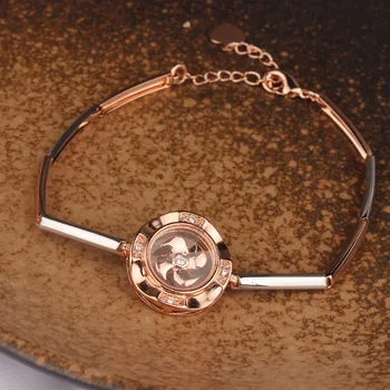 BeUrSelf Good Lucky Rotatable Windmill Charm Bracelet Two Tone Color AAA Zircon Micro Paved Windmill Fashion Jewelry for Women
BeUrSelf Good Lucky Rotatable Windmill Charm Bracelet Two Tone Color AAA Zircon Micro Paved Windmill Fashion Jewelry for Women