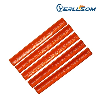 YERLLSOM 3*25cm 100pcs/Lot Hot Selling Printed 1 color logo Slap Reflective Bracelets custom writing for events R041812
YERLLSOM 3*25cm 100pcs/Lot Hot Selling Printed 1 color logo Slap Reflective Bracelets custom writing for events R041812