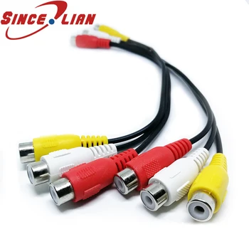 SINCILIAN 25cm Jack 3RCA Female-6RCA 5pcs Female Plug Splitter Audio Video Line AV DVD Adapter Cable TV Computer Conversion Line
SINCILIAN 25cm Jack 3RCA Female-6RCA 5pcs Female Plug Splitter Audio Video Line AV DVD Adapter Cable TV Computer Conversion Line