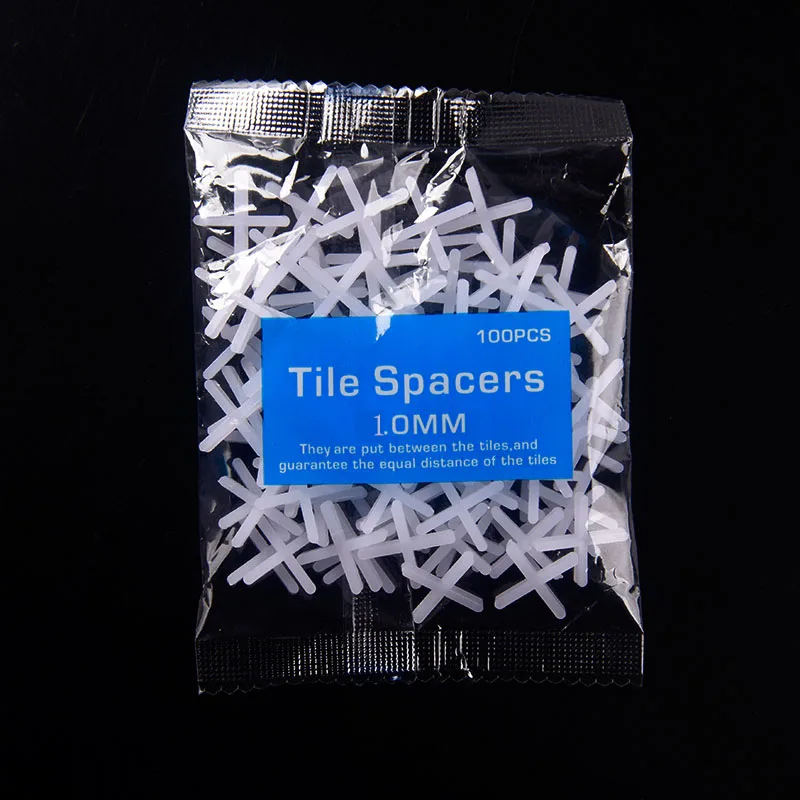Tile Spacers 1.0mm 100pcs/bag Ceramic Wall Floor Cross Grout Spacers Installation Laying Tools floor tiles leveling system
Tile Spacers 1.0mm 100pcs/bag Ceramic Wall Floor Cross Grout Spacers Installation Laying Tools floor tiles leveling system