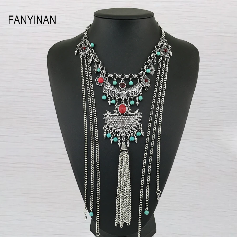 Fashion Necklaces brand pendant tassel chain Choker statement necklaceLady collares jewelry Gift beads for jewelry bijoux g
Fashion Necklaces brand pendant tassel chain Choker statement necklaceLady collares jewelry Gift beads for jewelry bijoux g