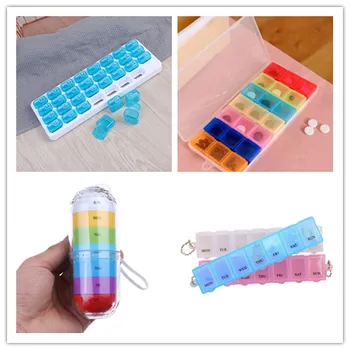 1Pc Weekly Pill Box 7/21/31 Days Tablet Medicine Holder Storage Organizer Container Pill Case
1Pc Weekly Pill Box 7/21/31 Days Tablet Medicine Holder Storage Organizer Container Pill Case