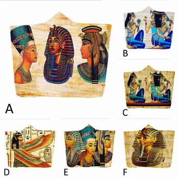 Creative Ancient Egyptian Pharaoh Printing Wearable Air Condition Blanket Comfort Polyester Napping Blanket With Hat Home Textil
Creative Ancient Egyptian Pharaoh Printing Wearable Air Condition Blanket Comfort Polyester Napping Blanket With Hat Home Textil