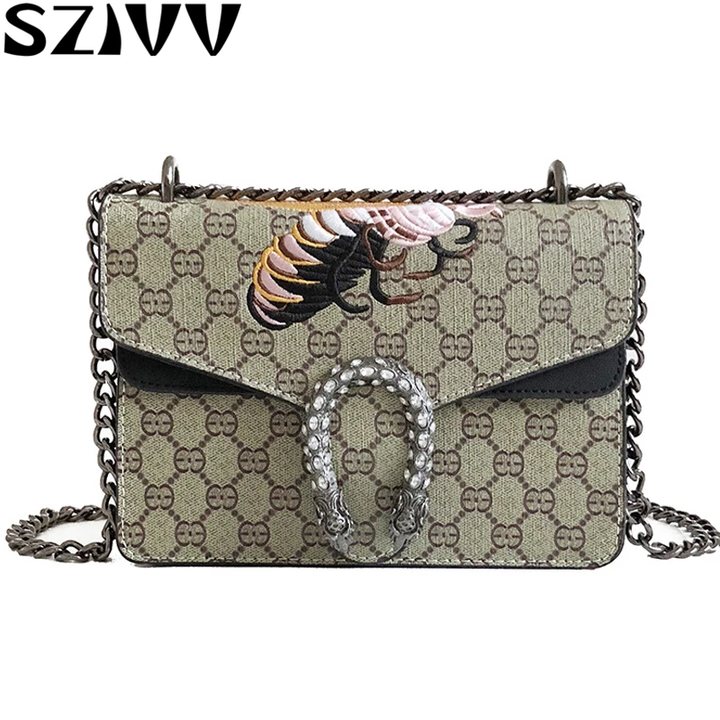 SZIVV New Handbags Women Bags Designer Chain Bag Women Messenger Bags Vintage Small Crossbody Bags For Women 2019 Bolsa Feminina
SZIVV New Handbags Women Bags Designer Chain Bag Women Messenger Bags Vintage Small Crossbody Bags For Women 2019 Bolsa Feminina