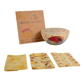 3pcs Reusable Food Fresh Keeping Wrap Food Wrap Beeswax Cloth Kitchen Tools Organic Cotton Cloth Wrap Seal Lid Cover
3pcs Reusable Food Fresh Keeping Wrap Food Wrap Beeswax Cloth Kitchen Tools Organic Cotton Cloth Wrap Seal Lid Cover