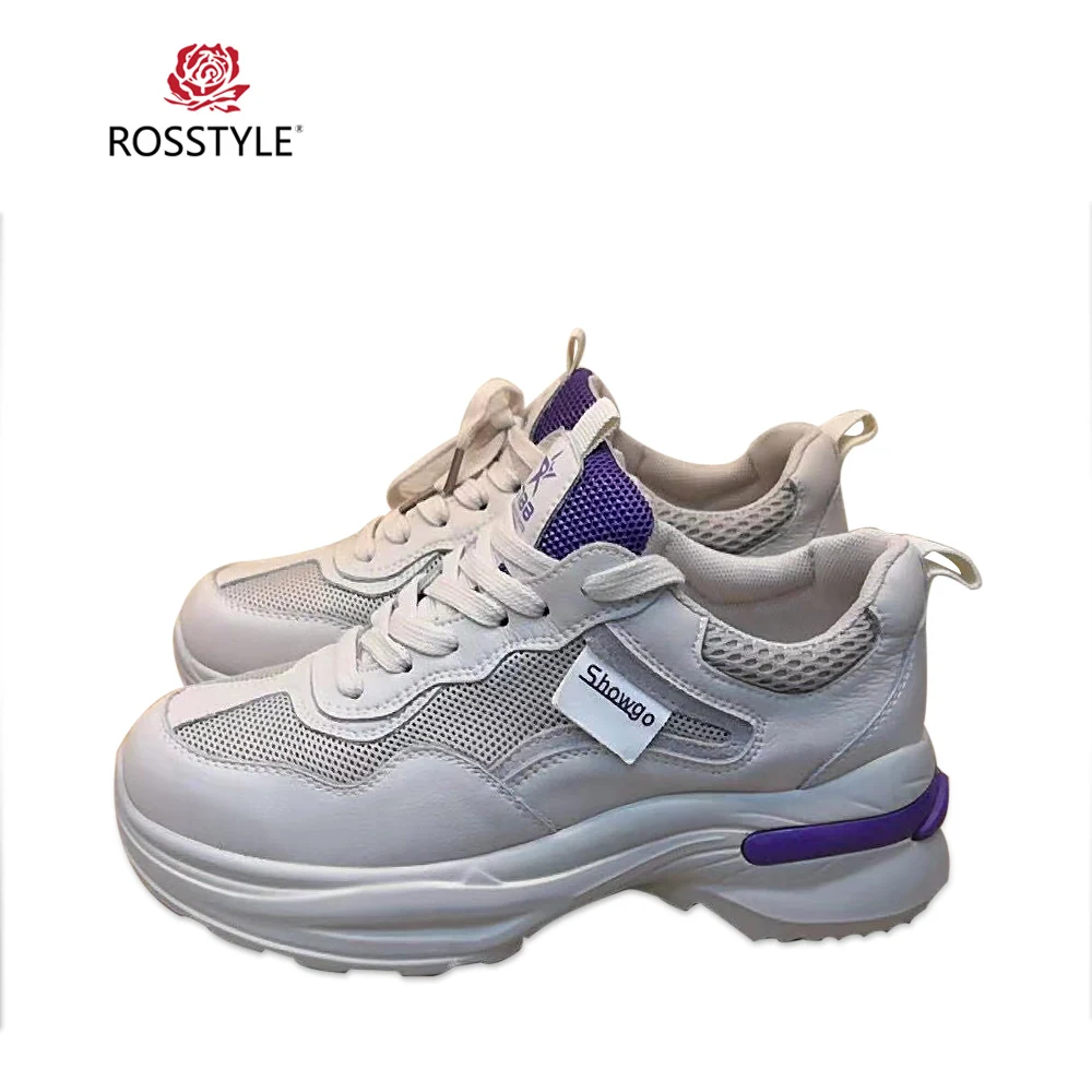 ROSSTYLE Spring Autumn Women Fashion Casual Sneakers High Quality Lace Up Platform Comfortable Breathable Women Shoes Size 40 P6 
ROSSTYLE Spring Autumn Women Fashion Casual Sneakers High Quality Lace Up Platform Comfortable Breathable Women Shoes Size 40 P6