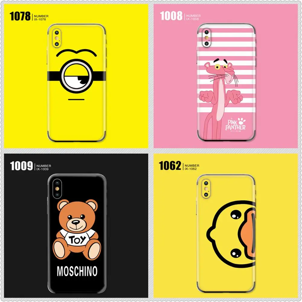 Scratch-resistant Cartoon cute pattern film for iPhone 5 5S 6 6S 7 8 Plus X XR XS Xsmax SE phone case protection film
Scratch-resistant Cartoon cute pattern film for iPhone 5 5S 6 6S 7 8 Plus X XR XS Xsmax SE phone case protection film