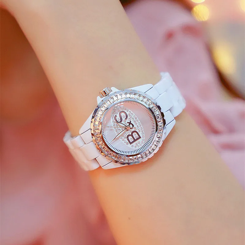 Rhinestone Scale Dial Number White Strap New Selling Chain Watch No Digital Platinum Dial Female Table Fashion & Casual
Rhinestone Scale Dial Number White Strap New Selling Chain Watch No Digital Platinum Dial Female Table Fashion & Casual