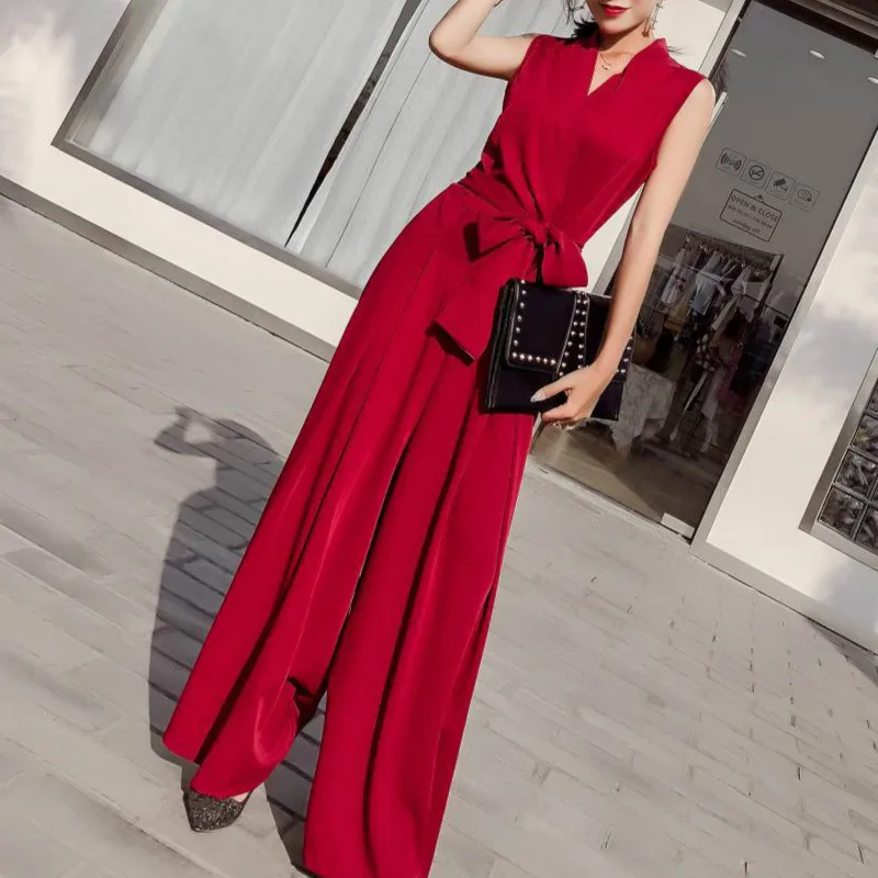 Overalls for Women Rompers Womens Jumpsuit Summer Long Jumpsuits Women Clothes 2019 Korean Elegant Streetwear Playsuit ZT2132
Overalls for Women Rompers Womens Jumpsuit Summer Long Jumpsuits Women Clothes 2019 Korean Elegant Streetwear Playsuit ZT2132