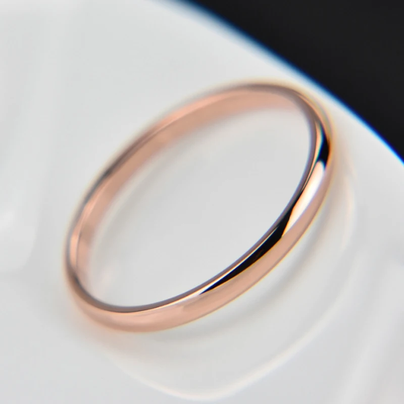 1 шт. однотонные кольца унисекс из титановой стали|Обручальные кольца| |