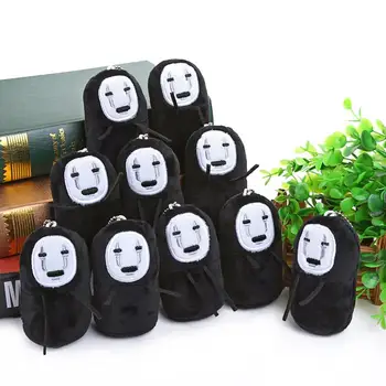 Spirited Away No Face Plush Toy Doll with Ring 4" 10cm Soft Stuffed Doll 10pcs/lot Free Shipping ANPT374
Spirited Away No Face Plush Toy Doll with Ring 4" 10cm Soft Stuffed Doll 10pcs/lot Free Shipping ANPT374