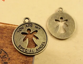 100pcs Charm you are my special angel round pendants 19mm bronze Handmade Jewelry Making earrings bracelet necklace keychain DIY
100pcs Charm you are my special angel round pendants 19mm bronze Handmade Jewelry Making earrings bracelet necklace keychain DIY