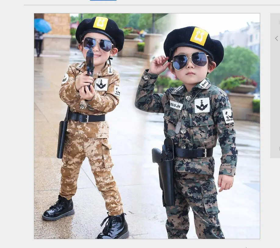2016 Spring Fall Little Boys Fashion Camouflage Clothing Set Baby Kid Military Uniform Clothes Children's Sport Suit 2 Pcs
2016 Spring Fall Little Boys Fashion Camouflage Clothing Set Baby Kid Military Uniform Clothes Children's Sport Suit 2 Pcs