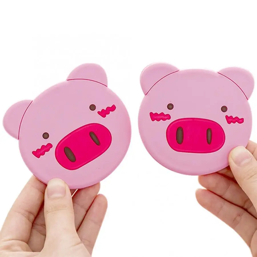 Mini Portable Makeup Mirror Cute Pink Pig Round Mirrors Pocket Makeup Tool for Girls and Ladies Makeup Small Cartoon Mirror
Mini Portable Makeup Mirror Cute Pink Pig Round Mirrors Pocket Makeup Tool for Girls and Ladies Makeup Small Cartoon Mirror