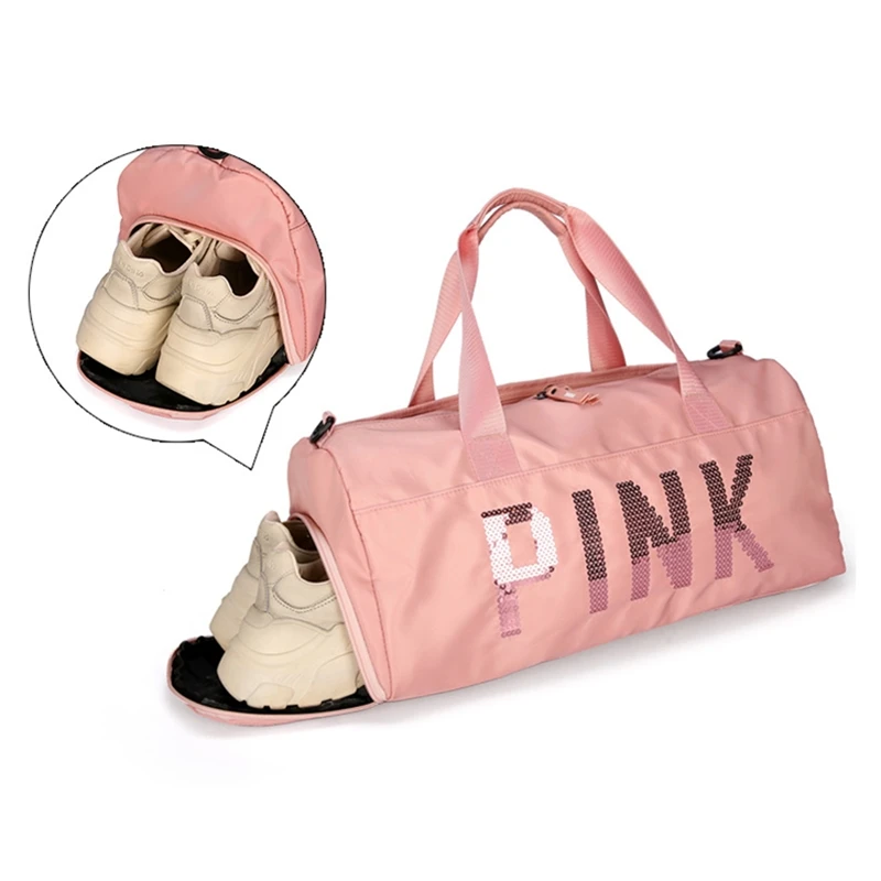 2019 Sequins Black Gym Bag Women Shoe Compartment Waterproof Sport Bags for Fitness Training Yoga Bolsa Sac De Sport
2019 Sequins Black Gym Bag Women Shoe Compartment Waterproof Sport Bags for Fitness Training Yoga Bolsa Sac De Sport