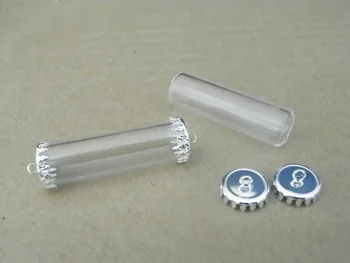 40x12mm Tube shap glass globe with two same ring base for silver base no filler glass globe jewelry pendant
40x12mm Tube shap glass globe with two same ring base for silver base no filler glass globe jewelry pendant