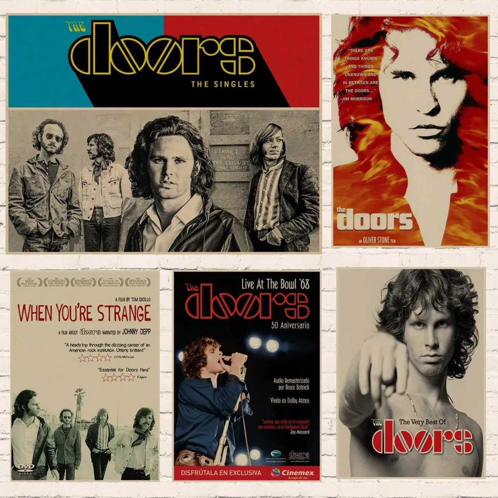 2019 The Doors Jim Morrison Kraft rock Poster retro poster rock band music star poster wall pictures Vintage Poster home decor
2019 The Doors Jim Morrison Kraft rock Poster retro poster rock band music star poster wall pictures Vintage Poster home decor