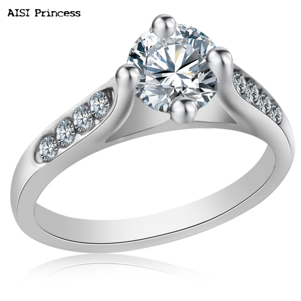 Korean Version of The Popular Zircon Micro-inlaid Lover Wedding Ring Platinum plated White Gold Rose Gold Ladies Ring Gift
Korean Version of The Popular Zircon Micro-inlaid Lover Wedding Ring Platinum plated White Gold Rose Gold Ladies Ring Gift