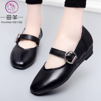 MUYANG MIE MIE Women Mary Janes Shoes Woman Wedges Spring And Autumn Genuine Leather Platform Wedges Fashion Women Shoes
MUYANG MIE MIE Women Mary Janes Shoes Woman Wedges Spring And Autumn Genuine Leather Platform Wedges Fashion Women Shoes