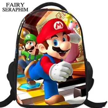 FAIRY SERAPHIM Printed cool Children's 3D Cartoon Shoulder Bags Super Mario Bros kids and boys School Mochila Backpacks
FAIRY SERAPHIM Printed cool Children's 3D Cartoon Shoulder Bags Super Mario Bros kids and boys School Mochila Backpacks
