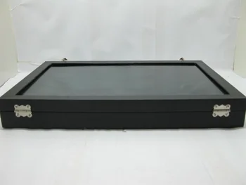 2Pcs Black Velvet Ring Display Case with Glass LidRing Box Jewellery Case 7Slots
2Pcs Black Velvet Ring Display Case with Glass LidRing Box Jewellery Case 7Slots