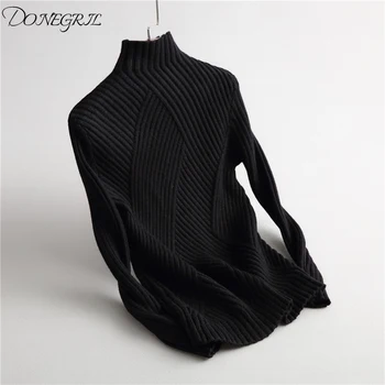 High Quality 2019 Autumn Women sweater high elastic Solid Turtleneck sweater women slim sexy tight Bottoming Knitted Pullovers
High Quality 2019 Autumn Women sweater high elastic Solid Turtleneck sweater women slim sexy tight Bottoming Knitted Pullovers