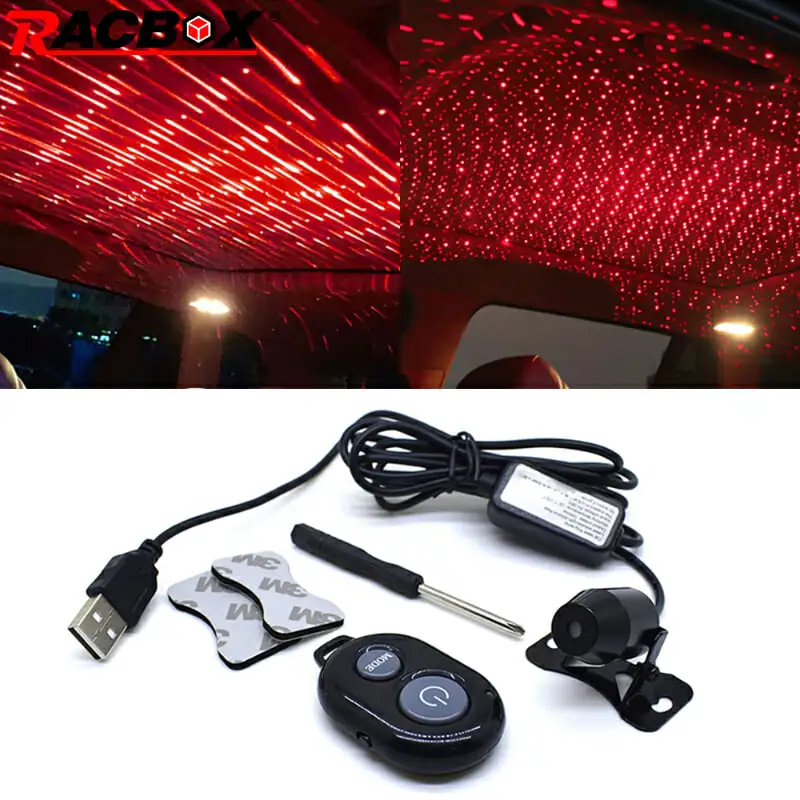 Racbox Car Atmosphere Ambient Star Light DJ Colorful Music Sound Lamp Remote Control Spotlight Voice Control LED Light USB Plug
Racbox Car Atmosphere Ambient Star Light DJ Colorful Music Sound Lamp Remote Control Spotlight Voice Control LED Light USB Plug