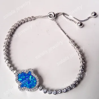 10pcs/lot Free Shipping 2015 Luxury 925 Sterling Silver Synthetic Hamsa & Hand Fire Opal Bracelet with AAA Cubic Zirconia
10pcs/lot Free Shipping 2015 Luxury 925 Sterling Silver Synthetic Hamsa & Hand Fire Opal Bracelet with AAA Cubic Zirconia