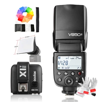 Godox Ving V850II GN60 2.4G 1/8000s HSS Camera Flash Speedlight with 2000mAh Li-ion Battery 1.5s Recycle Time or X1T-S for Sony
Godox Ving V850II GN60 2.4G 1/8000s HSS Camera Flash Speedlight with 2000mAh Li-ion Battery 1.5s Recycle Time or X1T-S for Sony