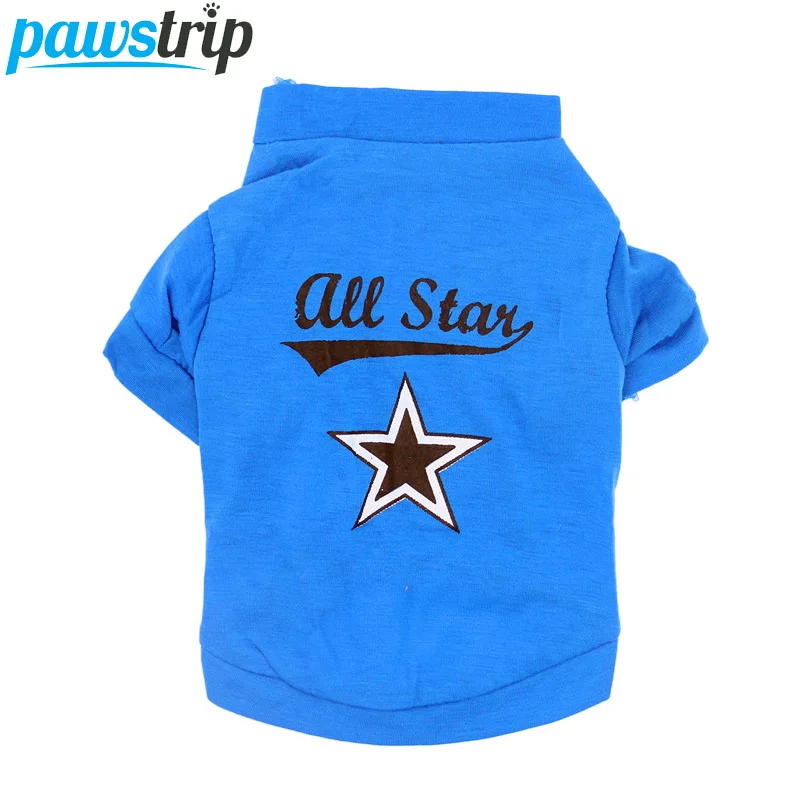 pawstrip Blue Star Pet Small Dog Clothes Chihuahua Yorkie Dog Shirt Soft Cotton Cat Shirt Puppy T Shirts For Dogs/Cats XS-L
pawstrip Blue Star Pet Small Dog Clothes Chihuahua Yorkie Dog Shirt Soft Cotton Cat Shirt Puppy T Shirts For Dogs/Cats XS-L