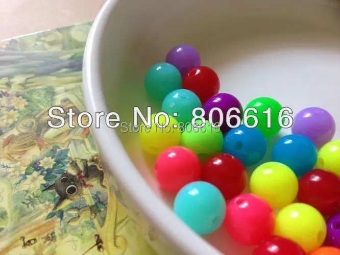 10MM 160Pcs Mix Color Jelly Style Round Acrylic Plastic Loose Beads Jewelry Accessories Findings
10MM 160Pcs Mix Color Jelly Style Round Acrylic Plastic Loose Beads Jewelry Accessories Findings