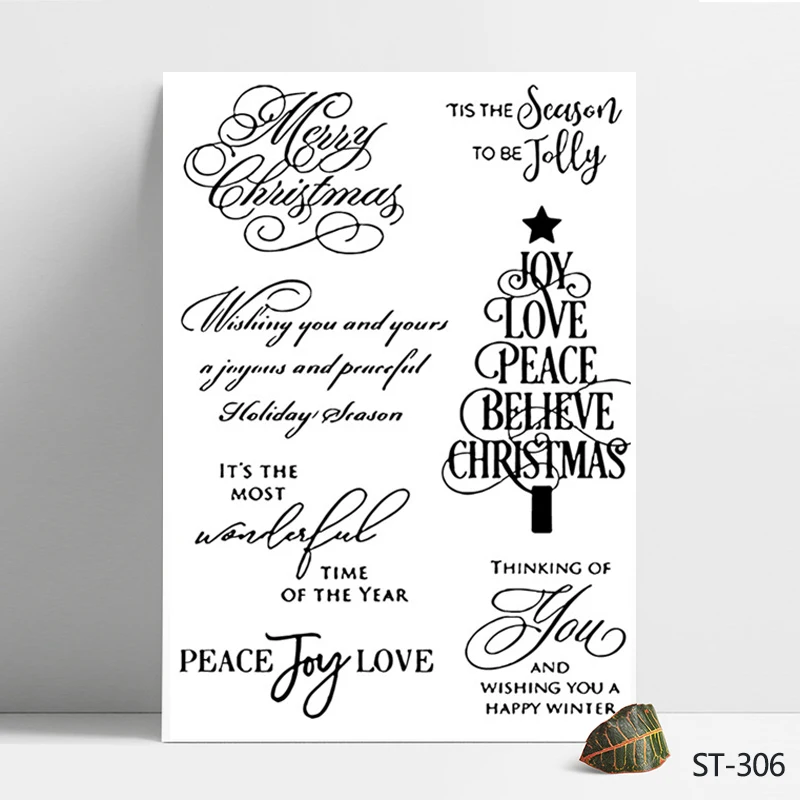 Christmas Letters Transparent Clear Stamps/Silicone Seals for DIY Scrapbooking photo album Card Making Stencil Size 11*16cm
Christmas Letters Transparent Clear Stamps/Silicone Seals for DIY Scrapbooking photo album Card Making Stencil Size 11*16cm