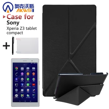 For Sony Xperia Z3 Compact 8 inch Tablet Cover Case Magnetic Smart PU leather Case + Screen Protector Film + Stylus
For Sony Xperia Z3 Compact 8 inch Tablet Cover Case Magnetic Smart PU leather Case + Screen Protector Film + Stylus