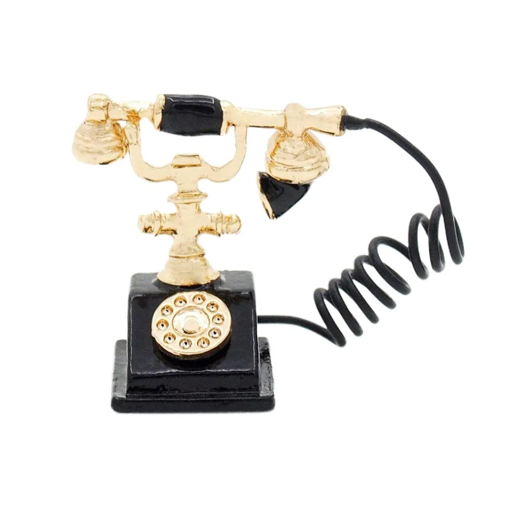 Odoria 1:12 Miniature Black Rotary Desk Phone Retro Telephone Living Room Bedroom Home Dollhouse Accessories Doll House Decor
Odoria 1:12 Miniature Black Rotary Desk Phone Retro Telephone Living Room Bedroom Home Dollhouse Accessories Doll House Decor
