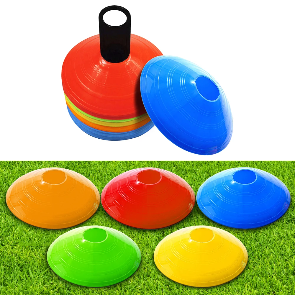 10pcs/lot Football Training Cones Marker Discs Soccer Training Obstacle Round Cones Marker Discs Outdoor Sports Accessories
10pcs/lot Football Training Cones Marker Discs Soccer Training Obstacle Round Cones Marker Discs Outdoor Sports Accessories