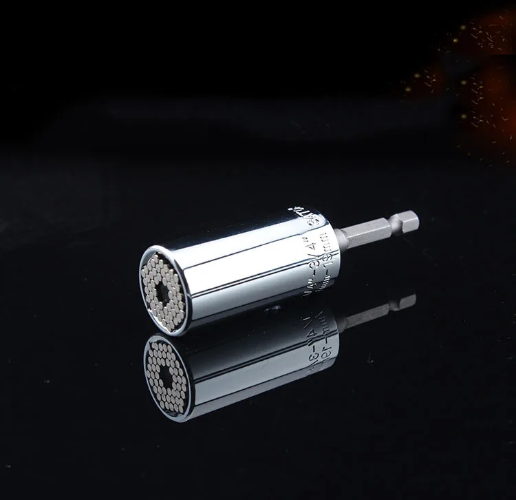 1pcs Socket wrench Head Sleeve 7-19mm Drill Ratchet Bushing Spanner Key Gator Magic Grip Multi Hand Tools 
1pcs Socket wrench Head Sleeve 7-19mm Drill Ratchet Bushing Spanner Key Gator Magic Grip Multi Hand Tools