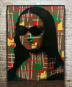Free shipping Funny Mona Lisa Canvas Poster Pop art home wall Decor Portrait No frame Q-155
Free shipping Funny Mona Lisa Canvas Poster Pop art home wall Decor Portrait No frame Q-155